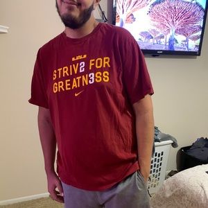 Lebron James Strive for Greatness TShirt
